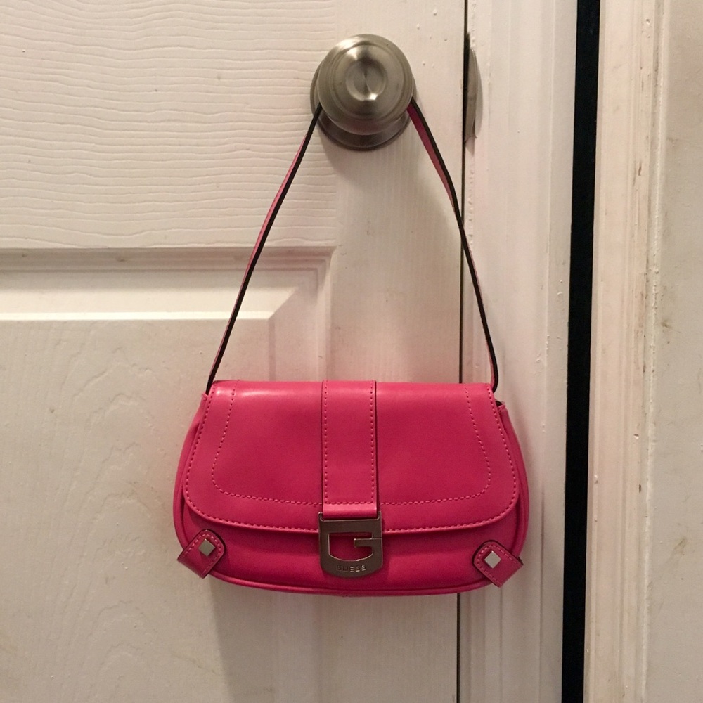 Guess Vintage Hot Pink Shoulder Bag
